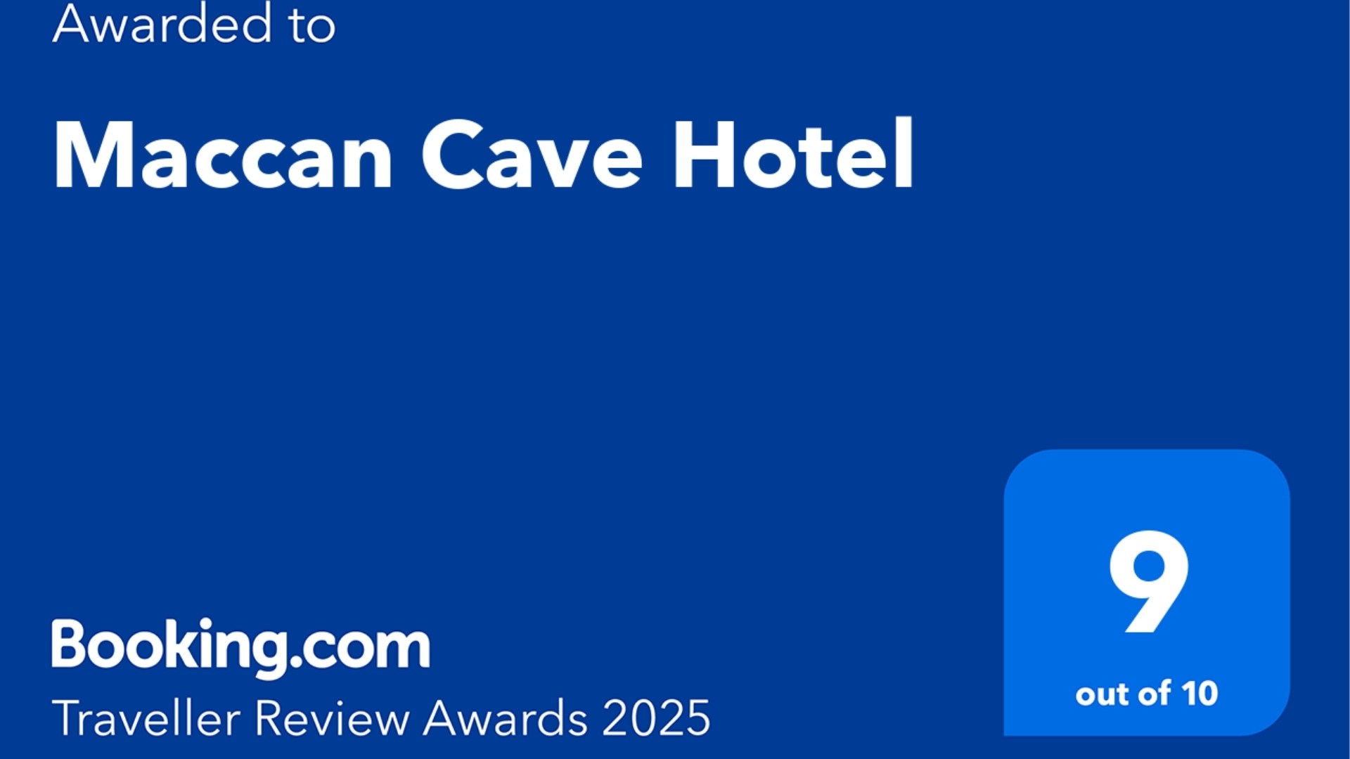 Booking.com 2025 Awards